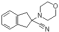 CAS # 1157501-77-3, 2,3-Dihydro-2-(4-morpholinyl)-1H-indene-2-carbonitrile
