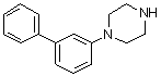 1-([1,1'-联苯]-3-基)哌嗪分子结构 (CAS 115761-61-0)