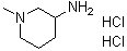 structure of CAS# 1157849-51-8, (3S)-1-Methyl-3-piperidinamine hydrochloride (1:2)