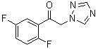 1-(2,5-二氟苯基)-2-(1H-1,2,4-三唑-1-基)乙酮分子结构 (CAS 1157938-97-0)