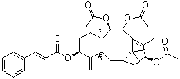CAS # 115810-14-5, 9alpha,10beta,13alpha-Triacetoxy-5alpha-cinnamoyloxytaxa-4(20),11-diene