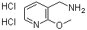 structure of CAS# 1158447-85-8, 2-甲氧基-3-吡啶甲胺二盐酸盐
