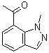 structure of CAS# 1159511-26-8, 1-(1-甲基-1H-吲唑-7-基)乙酮