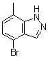 4-溴-7-甲基-1H-吲唑分子结构 (CAS 1159511-74-6)