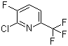 2-氯-3-氟-6-三氟甲基吡啶分子结构 (CAS 1159512-39-6)