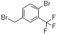 1-溴-4-(溴甲基)-2-(三氟甲基)苯分子结构 (CAS 1159512-68-1)