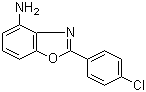 2-(4-氯苯基)-4-氨基苯并恶唑分子结构 (CAS 1159527-26-0)
