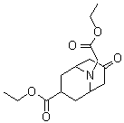 3-(乙氧羰基)-7-氧代-9-氮杂双环[3.3.1]壬烷-9-乙酸乙酯分子结构 (CAS 115956-03-1)