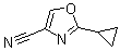 2-环丙基-4-恶唑甲腈分子结构 (CAS 1159734-36-7)