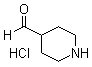4-哌啶甲醛盐酸盐分子结构 (CAS 1159825-32-7)