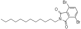 4,7-二溴-2-十二烷基异吲哚啉-1,3-二酮分子结构 (CAS 1159905-88-0)
