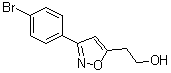 3-(4-溴苯基)-5-异恶唑乙醇分子结构 (CAS 1159979-39-1)