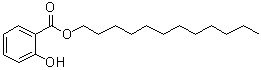 十二烷基水杨酸酯分子结构 (CAS 1160-35-6)
