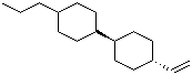 (反式,反式)-4-乙烯基-4'-丙基-1,1'-联环己烷分子结构 (CAS 116020-44-1)