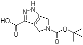 4,6-二氢吡咯并[3,4-c]吡唑-3,5(1H)-二甲酸 5-叔丁酯分子结构 (CAS 1160248-35-0)