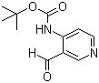 structure of CAS# 116026-93-8, N-Boc-4-氨基-3-吡啶甲醛