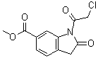 CAS # 1160293-25-3, 1-(2-Chloroacetyl)-2,3-dihydro-2-oxo-1H-indole-6-carboxylic acid methyl ester