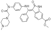 Vargatef分子结构 (CAS 1160294-26-7)