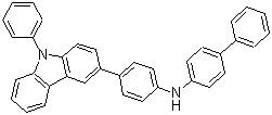 N-[4-(9-苯基-9H-咔唑-3-基)苯基]-[1,1'-联苯]-4-胺分子结构 (CAS 1160294-96-1)