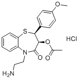 N,N-二去甲基地尔硫卓盐酸盐分子结构 (CAS 116050-35-2)