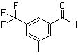 structure of CAS# 116070-39-4, 3-甲基-5-(三氟甲基)苯甲醛
