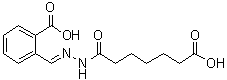 庚二酸 1-[2-[(2-羧基苯基)亚甲基]酰肼]分子结构 (CAS 1160927-48-9)
