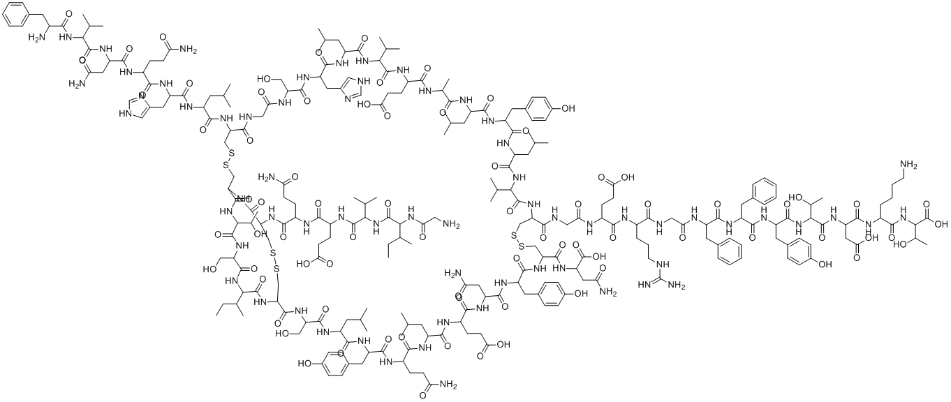 structure of CAS# 116094-23-6, 门冬胰岛素