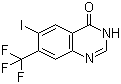 6-碘-7-(三氟甲基)-4(3H)-喹唑啉酮分子结构 (CAS 1160994-05-7)
