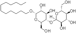 structure of CAS# 116183-64-3, 正十二烷基-alpha-D-麦芽糖苷