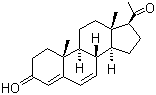 structure of CAS# 1162-56-7, 6-去氢黄体酮