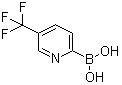 structure of CAS# 1162257-58-0, 5-(三氟甲基)-吡啶-2-硼酸