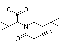 structure of CAS# 1162665-53-3, N-(2-氰乙酰基)-N-(3,3-二甲基丁基)-3-甲基-L-缬氨酸甲酯
