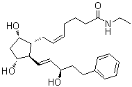 (15R)-比马前列素分子结构 (CAS 1163135-92-9)