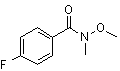 structure of CAS# 116332-54-8, N-甲基-N-甲氧基-4-氟苯甲酰胺