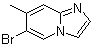 structure of CAS# 116355-18-1, 6-Bromo-7-methylimidazo[1,2-a]pyridine