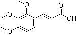structure of CAS# 116406-19-0, 反式-3-(2,3,4-三甲氧基苯基)-2-丙烯酸