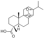 9alpha,13alpha-表二氧基松香-8(14)-烯-18-酸分子结构 (CAS 116499-73-1)