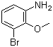 structure of CAS# 116557-46-1, 3-Bromo-2-methoxyaniline