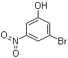 3-溴-5-硝基苯酚分子结构 (CAS 116632-23-6)