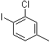3-氯-4-碘甲苯分子结构 (CAS 116632-42-9)
