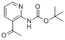 N-(3-乙酰基吡啶-2-基)氨基甲酸叔丁酯分子结构 (CAS 1166997-11-0)