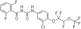 双苯氟脲分子结构 (CAS 116714-46-6)