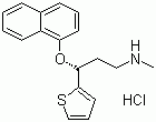 盐酸度洛西汀分子结构 (CAS 116817-11-9)