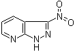 3-硝基-1H-吡唑并[3,4-b]吡啶分子结构 (CAS 116855-00-6)