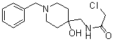 2-氯-N-[[4-羟基-1-苄基-4-哌啶基]甲基]乙酰胺分子结构 (CAS 1169699-63-1)