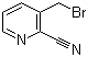 3-(Bromomethyl)pyridine-2-carbonitrile molecular structure (CAS 116986-13-1)