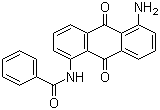 structure of CAS# 117-06-6, 1-Amino-5-benzoylaminoanthraquinone