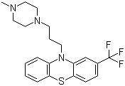 structure of CAS# 117-89-5, Trifluoperazine