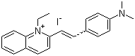 structure of CAS# 117-92-0, 喹哪啶红