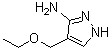 4-(乙氧基甲基)-1H-吡唑-3-胺分子结构 (CAS 1170043-91-0)